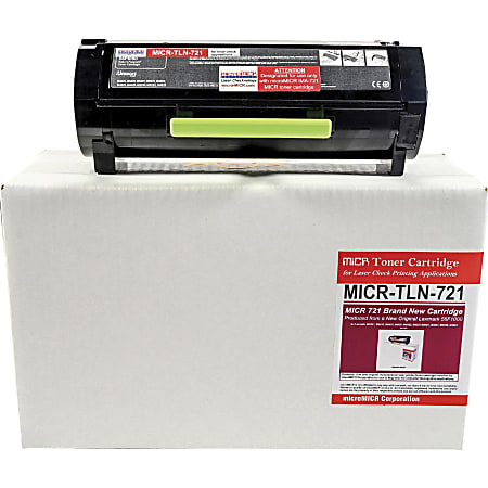 microMICR MICR Laser Toner Cartridge - Alternative for Lexmark 56F1000 - Black - 1 Each - 6000 Pages