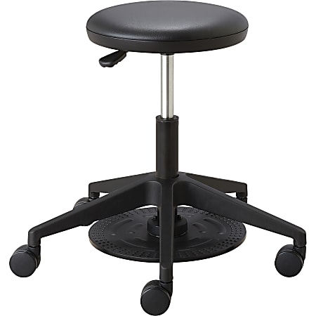 Lab Stool with Back, Pneumatic Lift