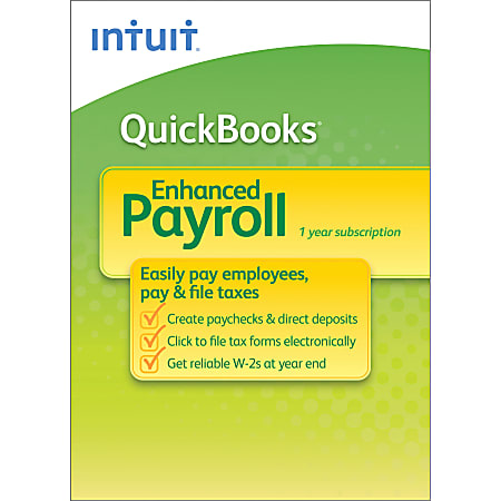 QuickBooks® Enhanced Payroll 2013, Traditional Disc