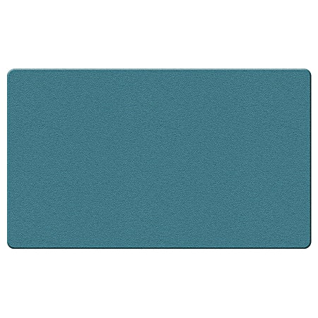Ghent Fabric Bulletin Board With Wrapped Edges, 47-7/8" x 71-7/8", Teal