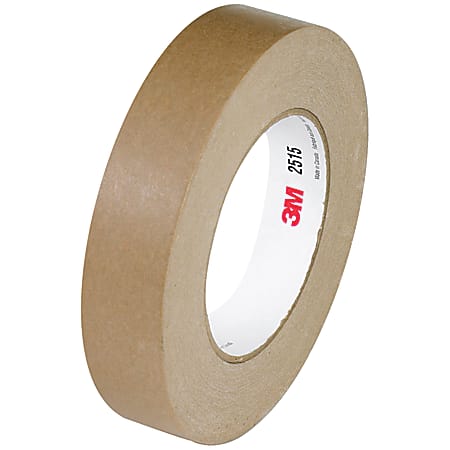 3M™ 2515 Flatback Tape, 3" Core, 0.75" x 60 Yd., Tan, Case Of 48