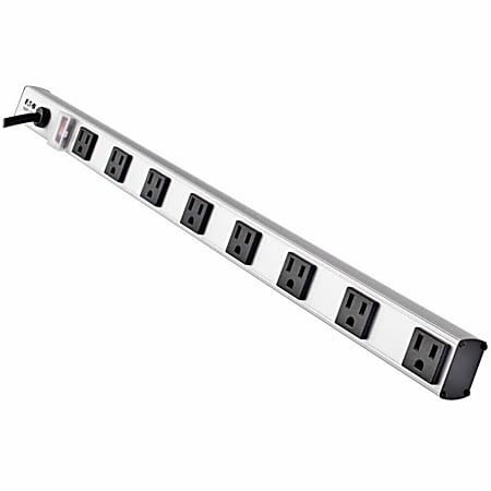 Eaton Tripp Lite Series Power Strip 120V Right Angle 5-15R 8 Outlet 15' Cord 24" - Power strip - AC 120 V - PS2408RA