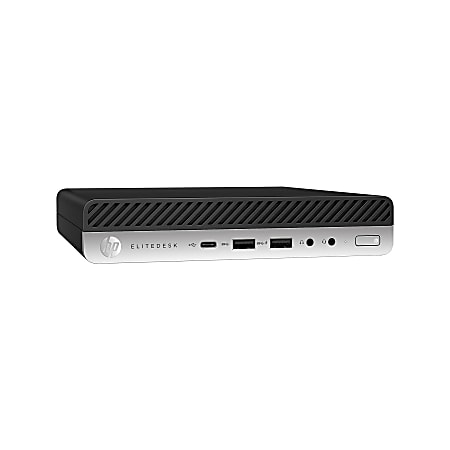 HP EliteDesk 800 G3-Mini Refurbished Desktop PC, Intel® Core™ i5-6500T, 8GB Memory, 256GB Solid State Drive, Windows® 10 Pro