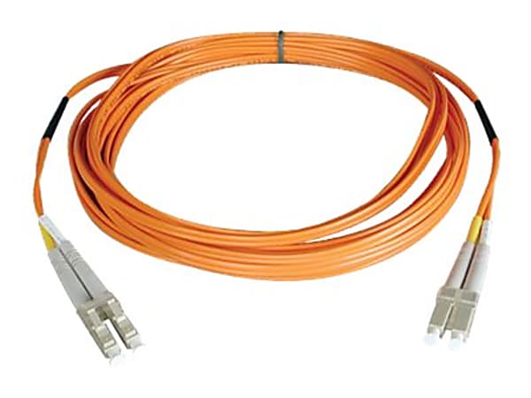 Eaton Tripp Lite Series Duplex Multimode 62.5/125 Fiber Patch Cable (LC/LC), 0.3M (1 ft.) - Patch cable - LC multi-mode (M) to LC multi-mode (M) - 0.3 m - fiber optic - duplex - 62.5 / 125 micron - orange