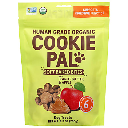 Cookie Pal Soft-Baked Bites, Peanut Butter & Apple, 8.8 Oz, Total Qty 4