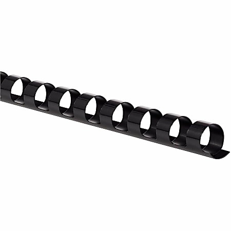 Mead CombBind Binding Spines - 0.37" Maximum Capacity - 55 x Sheet Capacity - For Letter 8 1/2" x 11" Sheet - Plastic - 125 / Box