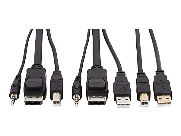 Tripp Lite DisplayPort KVM Cable Kit 4K USB