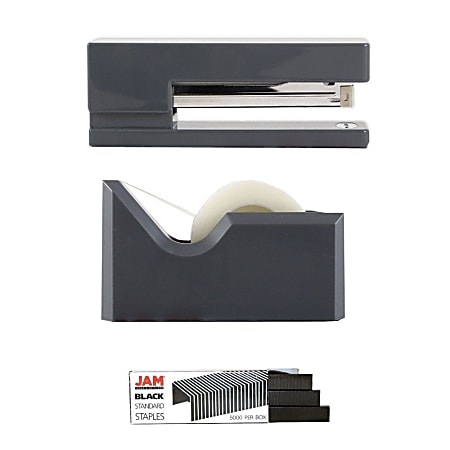 JAM Paper 2 Piece Office And Desk Set 1 Stapler 1 Tape Dispenser