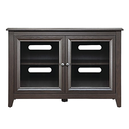 Whalen® Furniture Clinton Highboy TV Console For Flat-Panel TVs Up To 50", 30"H x 44"W x 21"D, Mocha