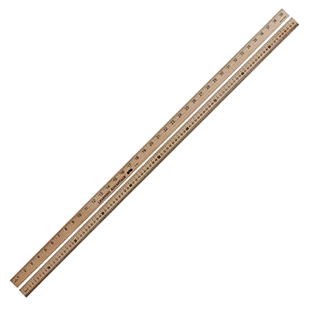 Learning Advantage Reverse Calibrated Wood Meter Sticks 38 38 BlackTan ...