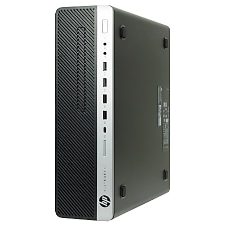 HP EliteDesk 800 G3 Refurbished Desktop PC, Intel® Core™ i5, 16GB Memory, 256GB Solid State Drive, Windows® 10, OD2-0302