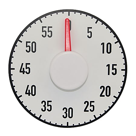 Ashley Productions The Big Timer, Black/White/Red, Pack Of 2