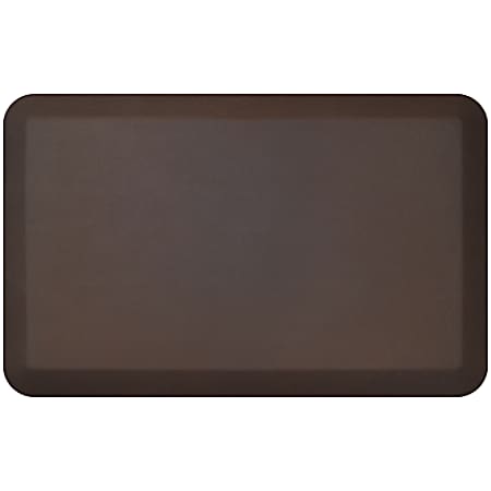 GelPro NewLife Designer Comfort Leather Grain Anti-Fatigue Floor Mat, 20" x 32", Truffle
