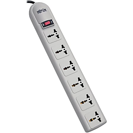 Eaton Tripp Lite Series Surge Protector Power Strip 230V 6 Univeral Outlet - Surge protector - 10 A - SUPER6OMNIB