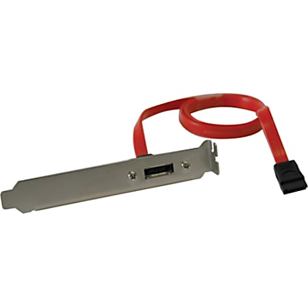 Tripp Lite SATA to eSATA Transition Cable (7Pin/7Pin) 2 ft. (0.61 m) - (7Pin/7Pin) 2-ft.
