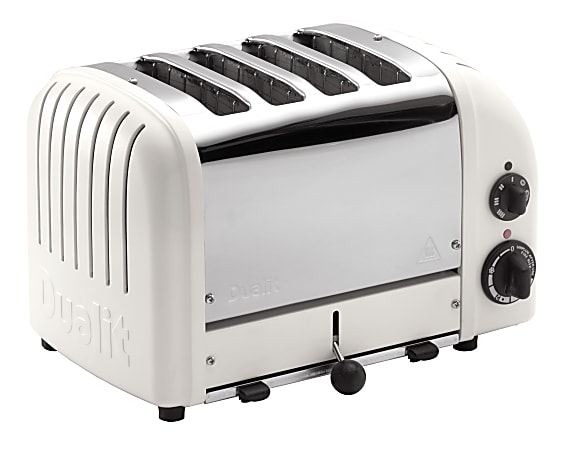 Dualit New Gen 4 Slice Extra Wide Slot Toaster Matte White - Office Depot