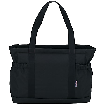 jansport bucket bag Jansport 600 Denier Polyester Large Day Tote 14 H x 19 W x 7 D 100percent  Recycled Black