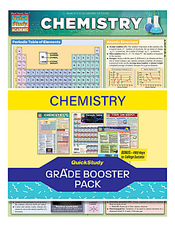 QuickStudy Grade Booster Pack, Chemistry