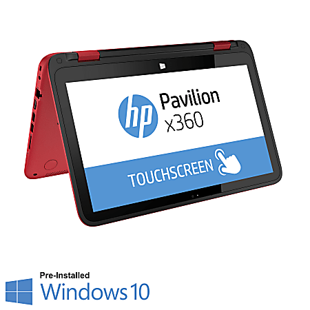 HP Pavilion x360 13-a000 13-a013cl 13.3" Touchscreen LCD 2 in 1 Notebook - Intel Core i5 i5-4210U Dual-core (2 Core) 1.70 GHz - 8 GB DDR3L SDRAM - 1 TB HDD - Windows 8.1 64-bit - 1366 x 768 - Convertible - Red, Silver - Refurbished