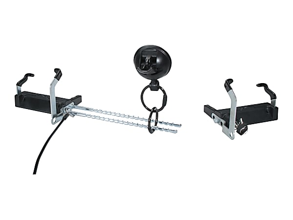 CTA Digital Heavy Duty Tri-Security Station - Mounting kit (mount bracket, mounting hardware, combination cable lock, security station, locking suction grip) - for notebook - lockable - metal, ABS plastic - screen size: 10"-16.875"