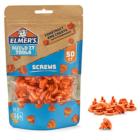 Elmer's® Build It Set, Screw Canister, Pack Of 50 Pieces