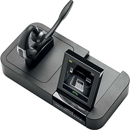 Jabra® MOTION Microsoft® Mono Wireless Bluetooth® Behind-The-Ear Office Ear Set, Black/Silver