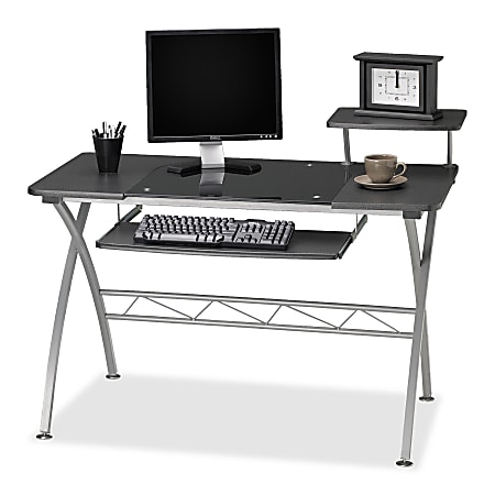 Mayline® Eastwinds Vision 48"W Computer Desk, Anthracite