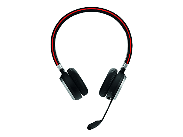 Jabra Evolve 65 UC stereo - Headset - on-ear - Bluetooth - wireless - NFC