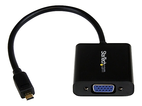 StarTech.com Micro HDMI® to VGA Adapter Converter  - MCHD2VGAE2