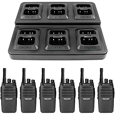 Midland BR200X6BGC BizTalk Bundle - 16 Radio Channels - 142 Total Privacy Codes - 2 W - Lithium Ion (Li-Ion) - Black - 6 Each Midland BR200X6BGC BizTalk Bundle - 16 Radio Channels - 142 Total Privacy Codes - 2 W - Lithium Ion (Li-Ion) - Black - 6 Each