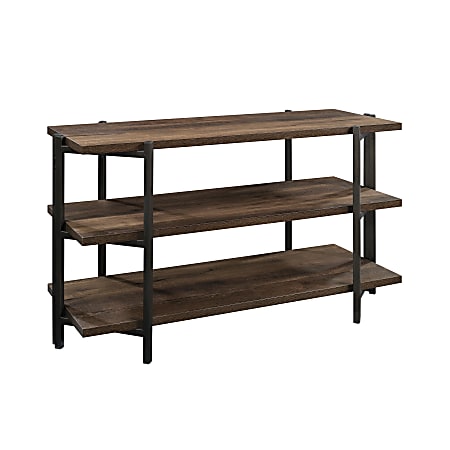 Sauder® North Avenue Console For 42" TVs, 23-7/8"H x 43-3/4"W x 17-5/8"D, Smoked Oak