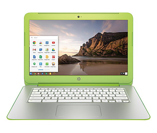 HP Refurbished Chromebook, 14" LED Screen, NVIDIA Tegra K1 Quad-Core, 2GB Memory, 16GB Solid State Drive, Chrome OS