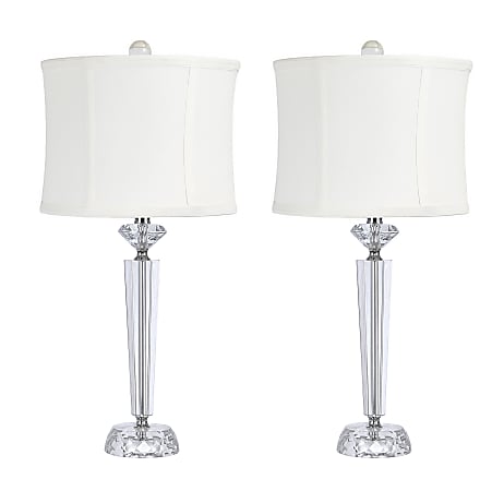 Brushed nickel lamp set online
