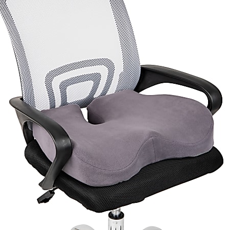 Mind Reader Ergonomic Orthopedic Office Chair Cushion, Memory