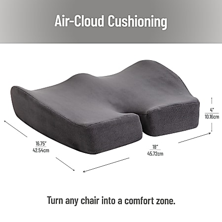 Ergonomic Seat Cushion Pillow: Foam Chair Pad With Washable - Temu