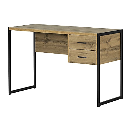 South Shore Mezzy 48"W Computer Desk, Nordik Oak