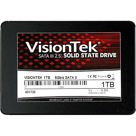 1TB VisionTek Pro 7mm 2.5" SSD - 550