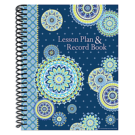 Eureka School Lesson Plan And Record Books Blue Harmony Pack Of 2 Books ...