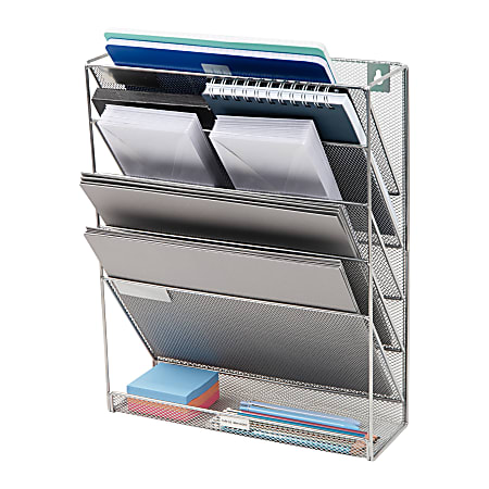 Network Collection, 5-Compartment, 3-Tier File Storage, 2 Vertical