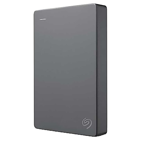 Seagate Basic Portable External Hard Drive, 5TB, USB 3.0, Gray, STJL5000400