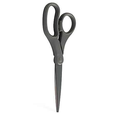 Westcott Straight Carbo Titanium Scissors 8 L Pointed Tip Gray - Office  Depot