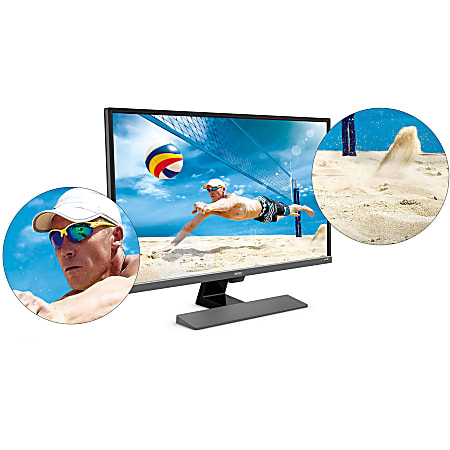 BenQ EW3270U 4K UHD Gaming LCD Monitor 169 Metallic Gray