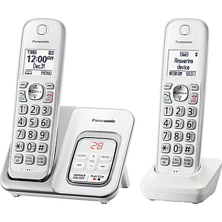 Panasonic KX TGD532W DECT 6.0 PLUS Expandable Digital Cordless