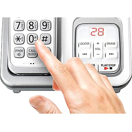 Panasonic KX TGD532W DECT 6.0 PLUS Expandable Digital Cordless