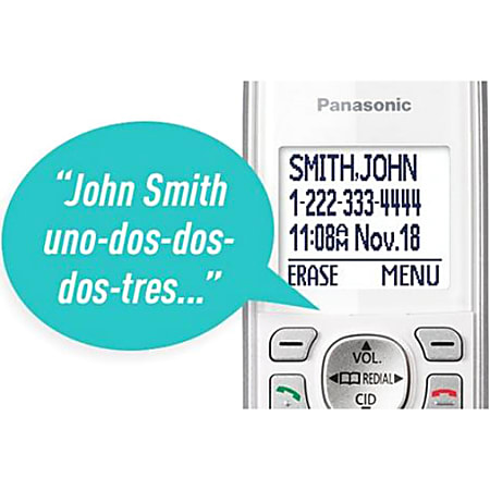 Panasonic KX TGD532W DECT 6.0 PLUS Expandable Digital Cordless