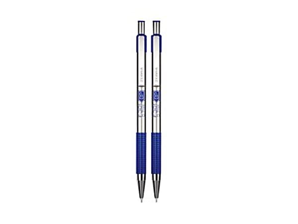 Zebra Pen F-301 Retractable Ballpoint Pen, Fine Point, 0.7Mm, Blue Ink,  12-Pack
