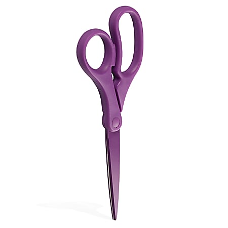 Creechwa Purple Red Acrylic Scissors, Stainless Steel Craft Scissors, Clear  Stylish Scissors Stationery Tool for Office, Home, School