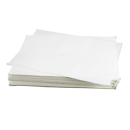Allpoints Select Allpoints Filter Paper For Air Fryers, 1-1/4" Hole, 13-1/2" x 20-1/2", White, Pack Of 100 Sheets