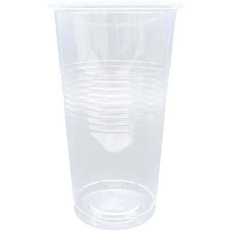 Genuine Joe 20 oz Transparent Beverage Cups - 20 fl oz - Clear - Plastic - Beverage, Picnic, Company, Event - 50/Bag - 12 / Carton