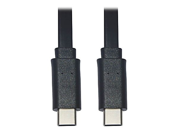Tripp Lite USB-C to USB-C Cable, M/M, Black, 3 ft. (0.9 m) - First End: 1x Type C Male USB - Second End: 1x Type C Male USB - U040003CFL